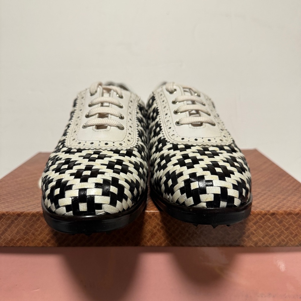 Aerogreen Erba women's golf shoes Black and White spikeless NIB - Picture 8 of 10